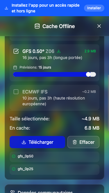 Téléchargement terminé